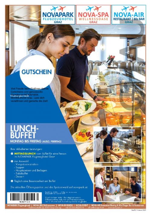 Lunchbuffet zu Mittag (1 Person)