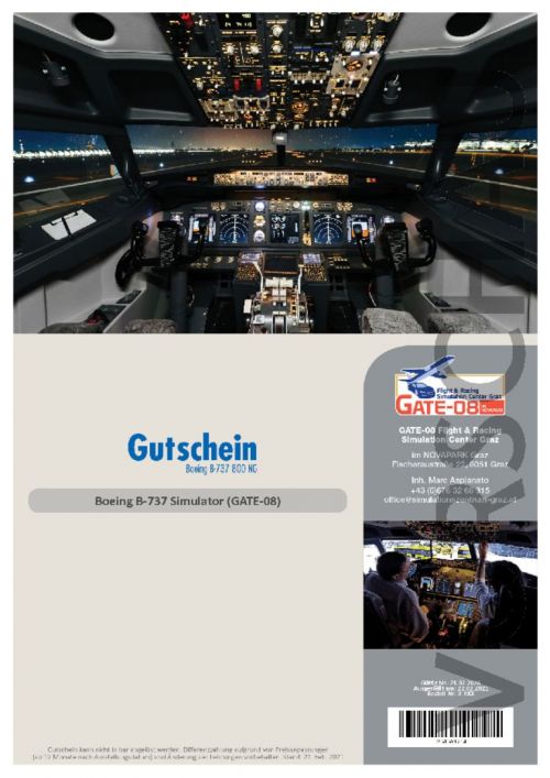 Boeing B-737 Simulator (GATE-08)