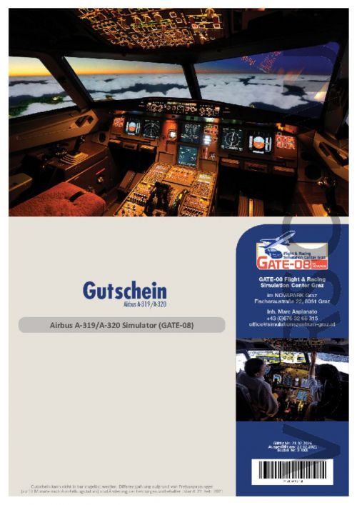Airbus A-319/A-320 Simulator (GATE-08)